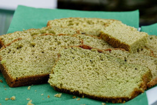 Citroen cake met Spirulina